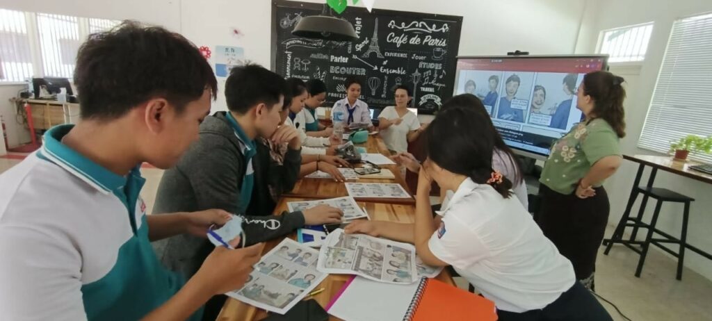 Séance de traduction lao-français